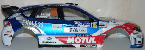 Tamiya 58528 Subaru Impreza WRX STi Team Arai - XV01 Bodyshell