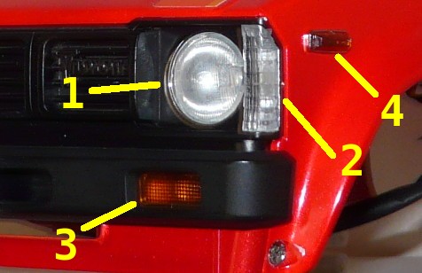 Tamiya 84386 Toyota Mountain Rider Light System