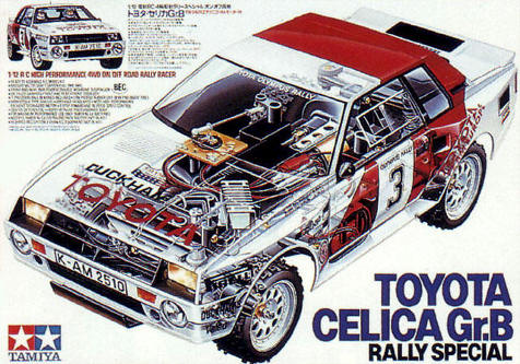 Tamiya 58064 Toyota Celica Gr.B Rally Special boxart