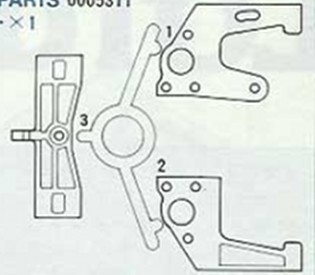 Tamiya 58069 Williams FW11B Gear Case