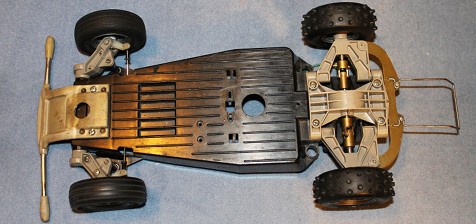 Tamiya 58024 Sand Rover chassis restoration