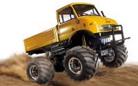 Tamiya Unimog 406 Wheelie Yellow